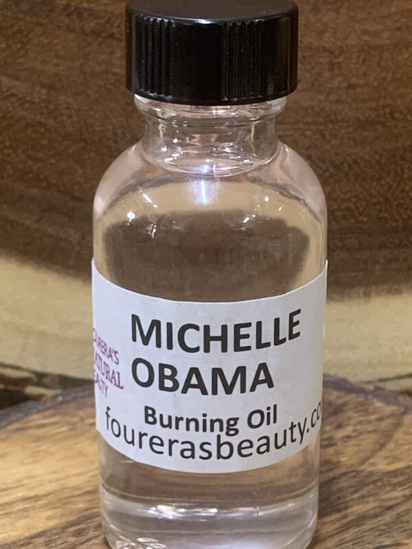 Michelle Obama Burning Oil