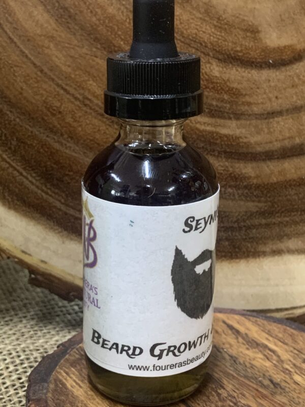 Seyni's Hemp Seed Oil For Beard Growth and Grooming (2 oz) - Image 2