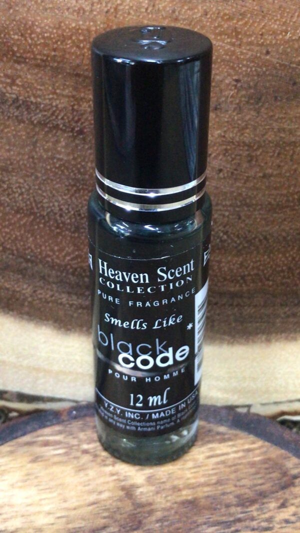 Black Code Men Body Oil 12ML - Image 2