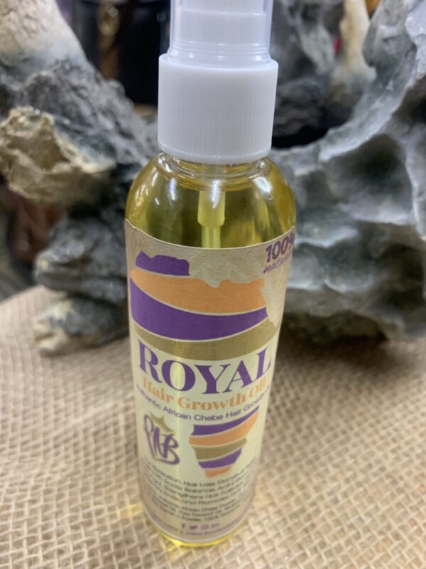 ROYAL HAIR GROWTH OIL WITH CHEBE & ARGAN OIL 4oz