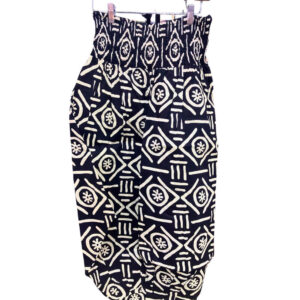 Black and White African Pants