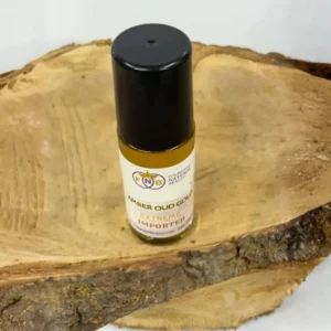 Long Lasting Amber Oud Oil, Concentrated gold oud attar, Alcohol free perfume oil for body.