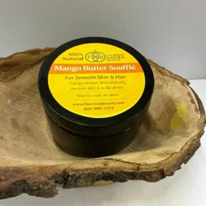 Mango Butter Soufflé for smooth skin and hair, natural Mango Butter Soufflé glow, Fourera Mango Butter Soufflé scalp treatment
